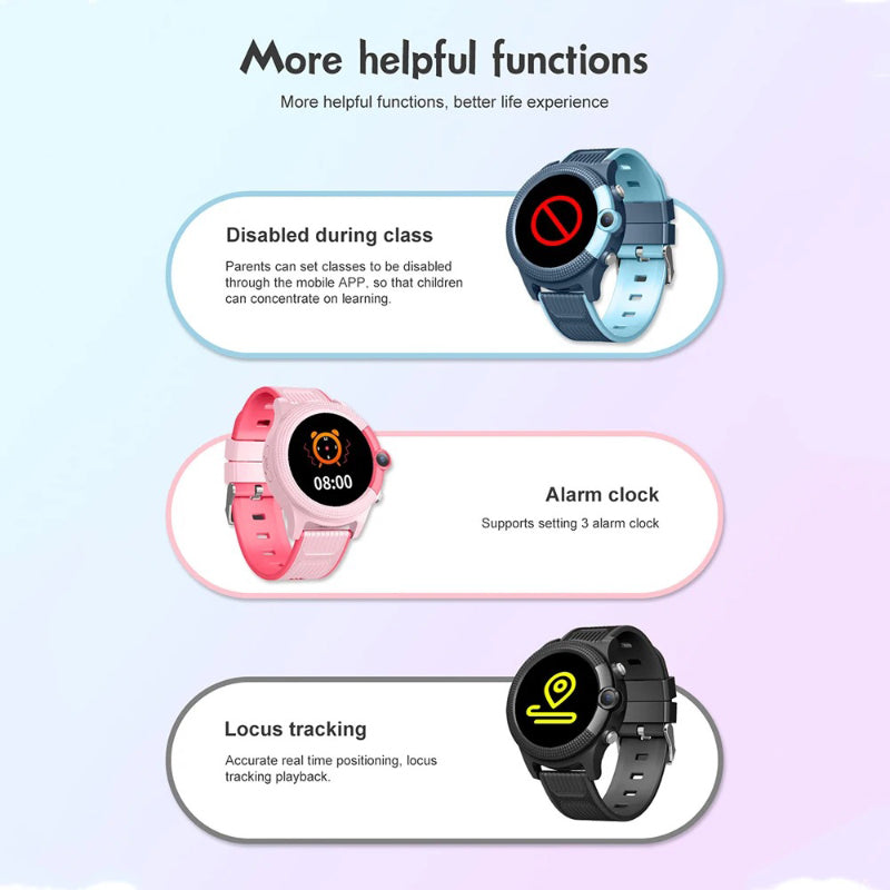 Advanced 4G Kid's Smart Watch with Real-Time GPS Tracking