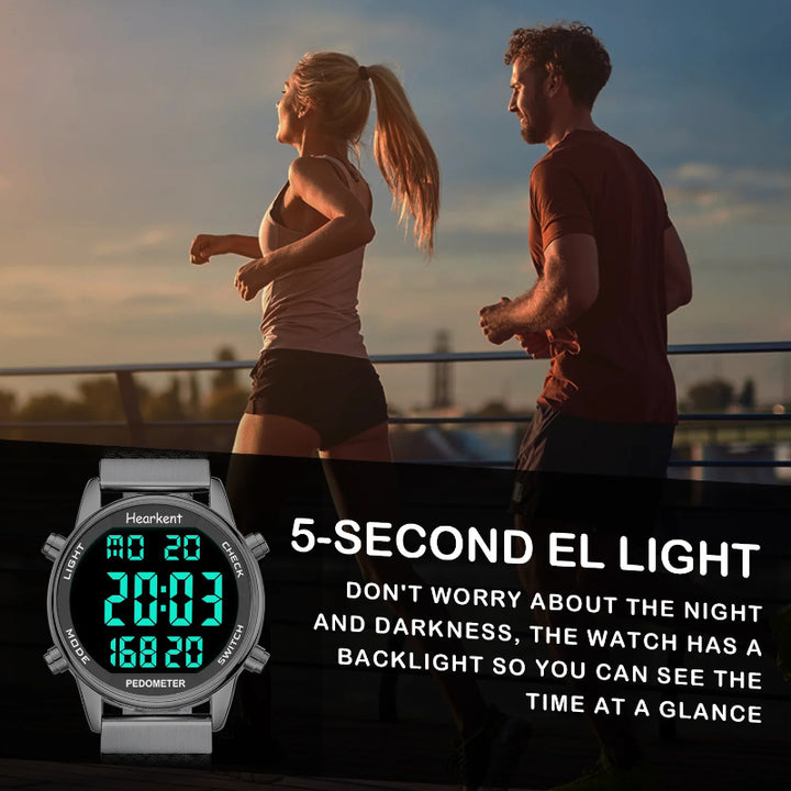Multi-Function Digital Pedometer Sport Watch for Active Lifestyles