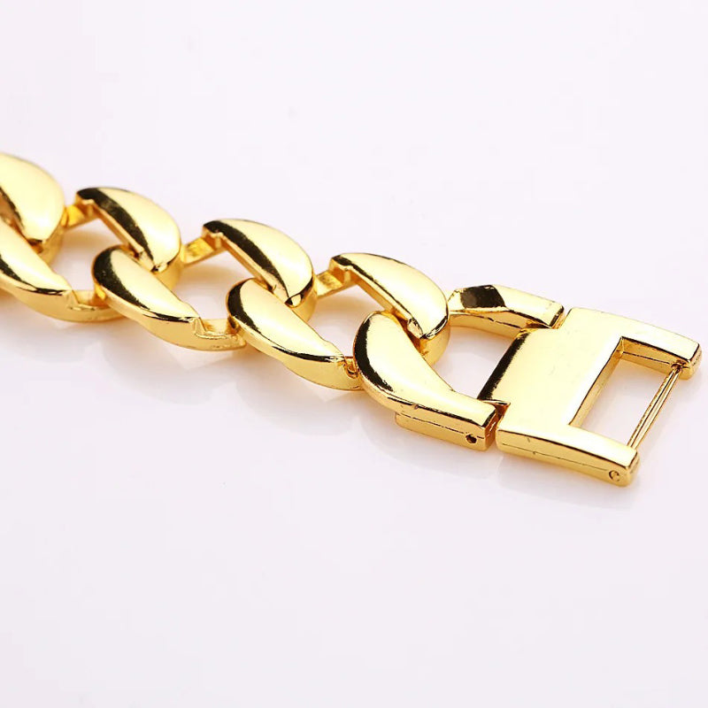 Classic Fashion Square Dial Chain Strap Quartz Watch
