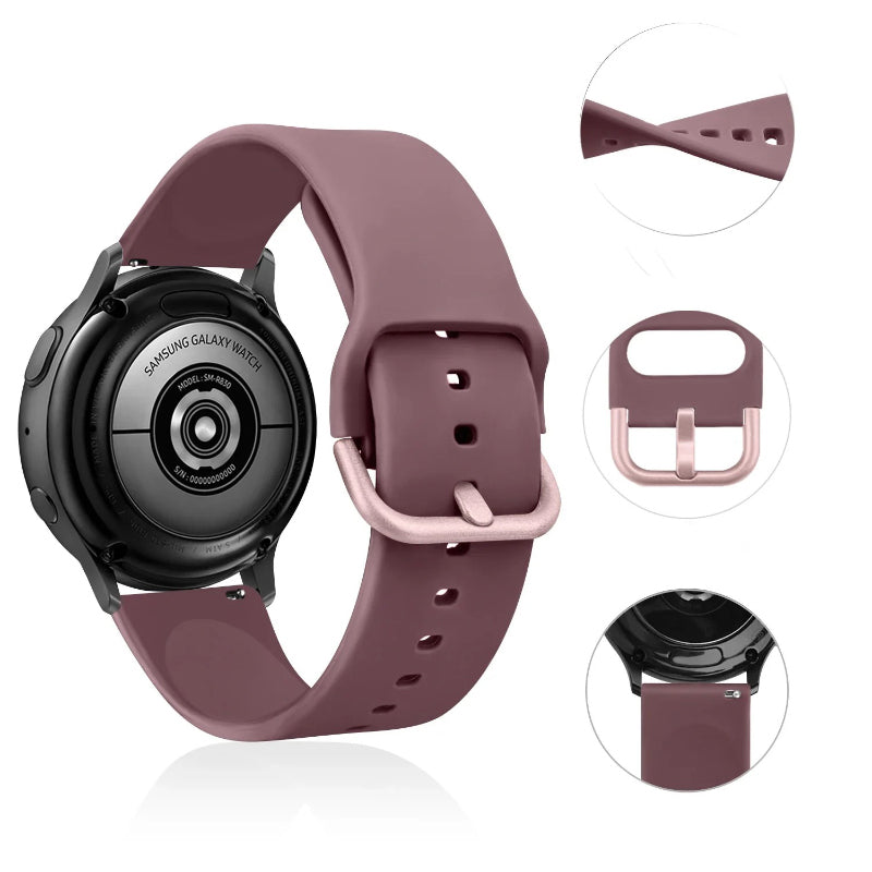 Quick Release Replacement Silicone Watchband Strap for Smartwatch