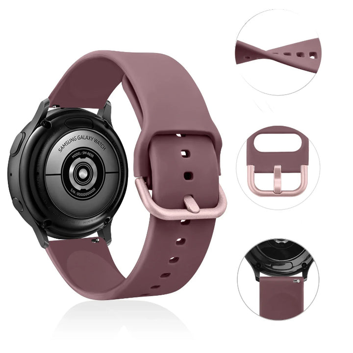 Quick Release Replacement Silicone Watchband Strap for Smartwatch