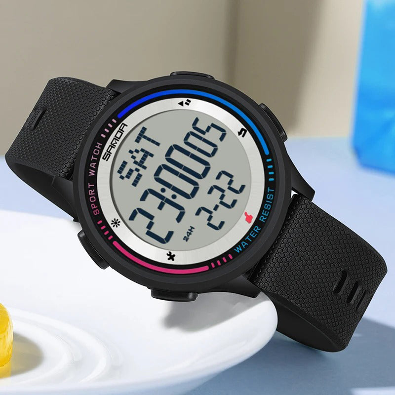 Simple and Stylish Large Luminous Number Digital Watch