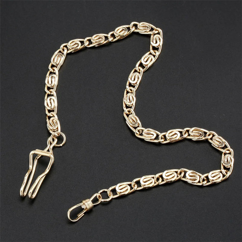 Rugged Stainless Steel Pocket Watch Chain Collection