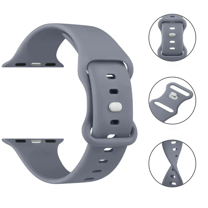 Soft-touch and Breathable Silicone Band for Smartwatch
