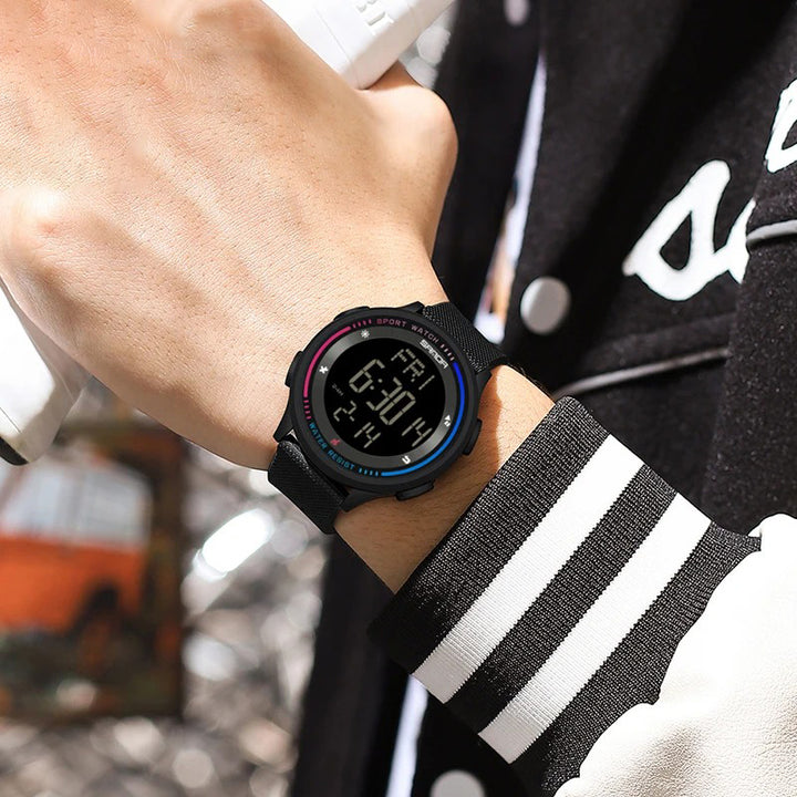 Simple and Stylish Large Luminous Number Digital Watch