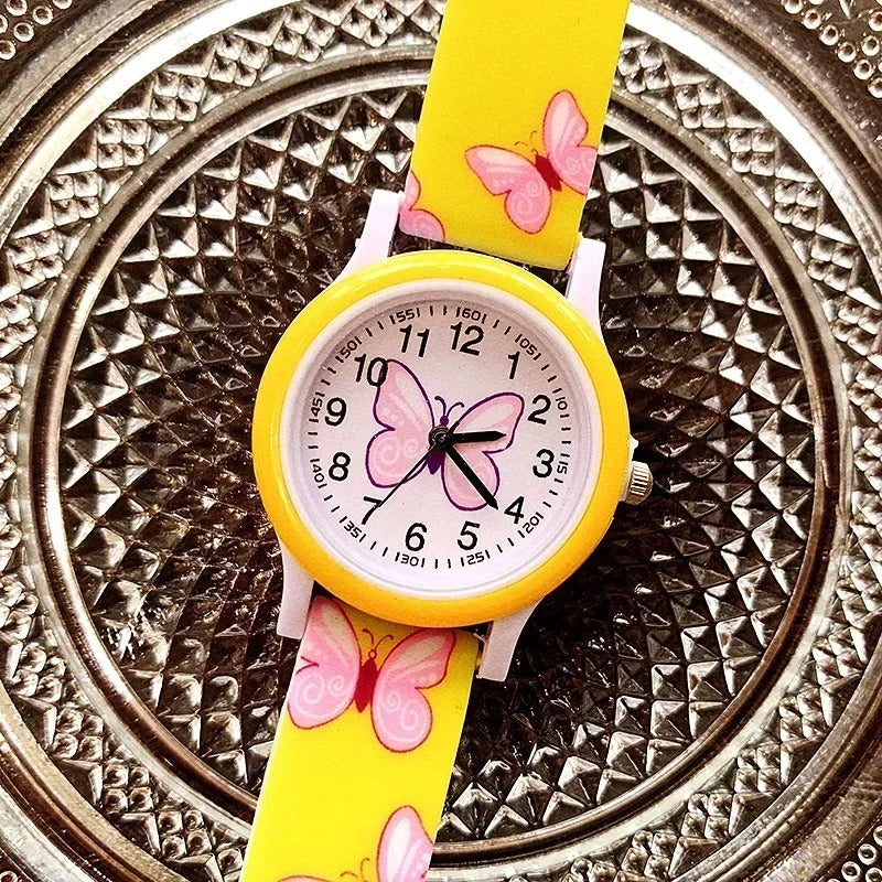 Flutter Into Fun with Butterfly Design Quartz Watches for Kids
