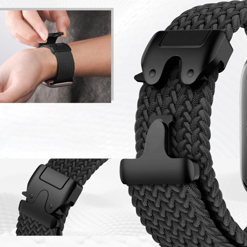 Nylon Elastic Braided Solo Loop Straps for Apple Replacement Watch Band