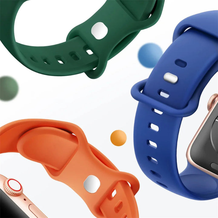 Trendy Flexible Silicone Strap for Apple Smartwatch Band