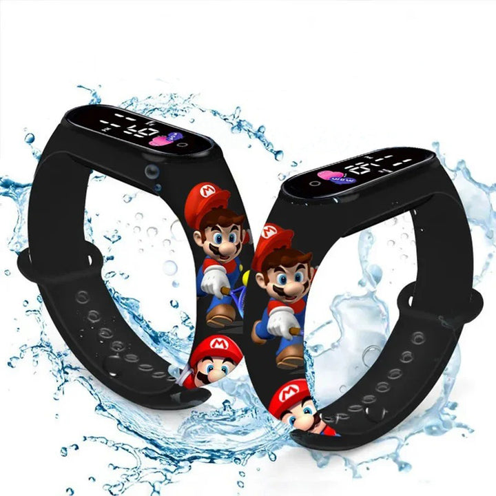Cartoon Character Design LED Watch for Kids' Daily Wear