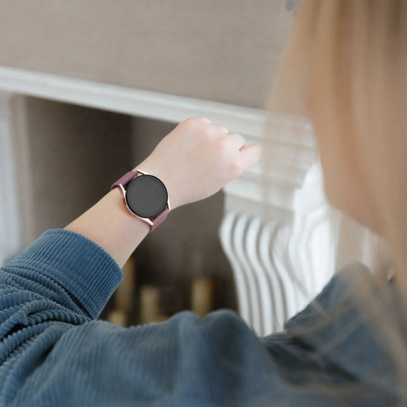 Quick Release Replacement Silicone Watchband Strap for Smartwatch