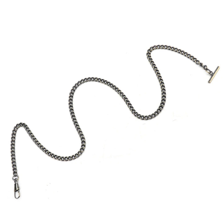 Durable Stainless Steel Metal T-Bar Pocket Watch Chain