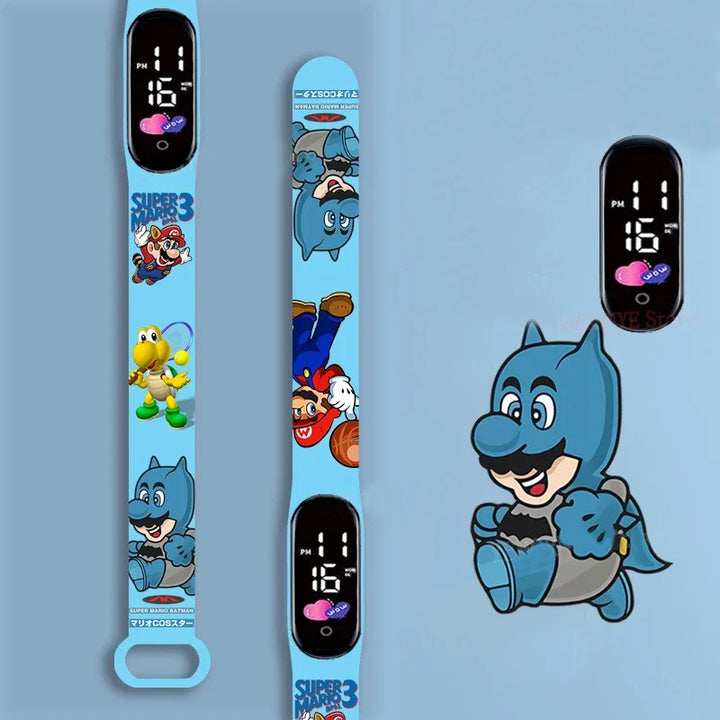 Cartoon Character Design LED Watch for Kids' Daily Wear