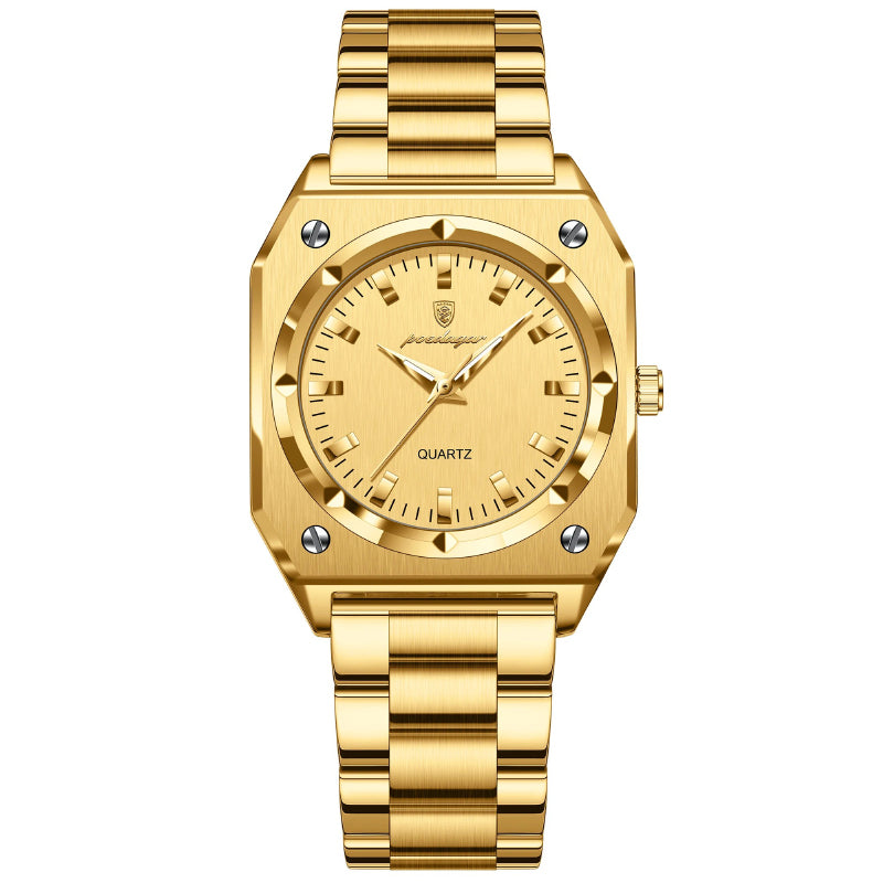 Stainless Steel Women's Luminous Exquisite Dial Quartz Watch