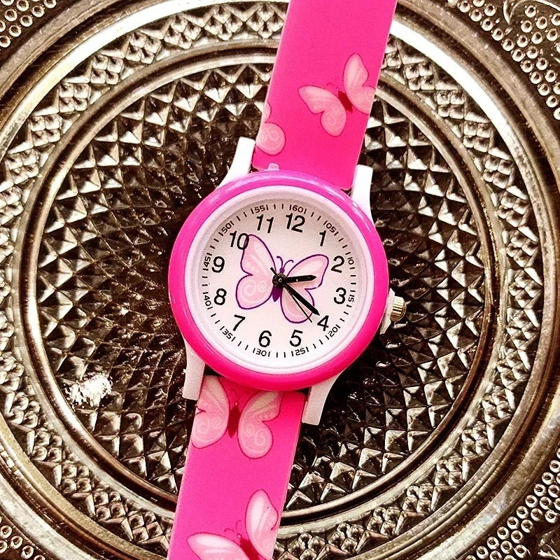 Flutter Into Fun with Butterfly Design Quartz Watches for Kids
