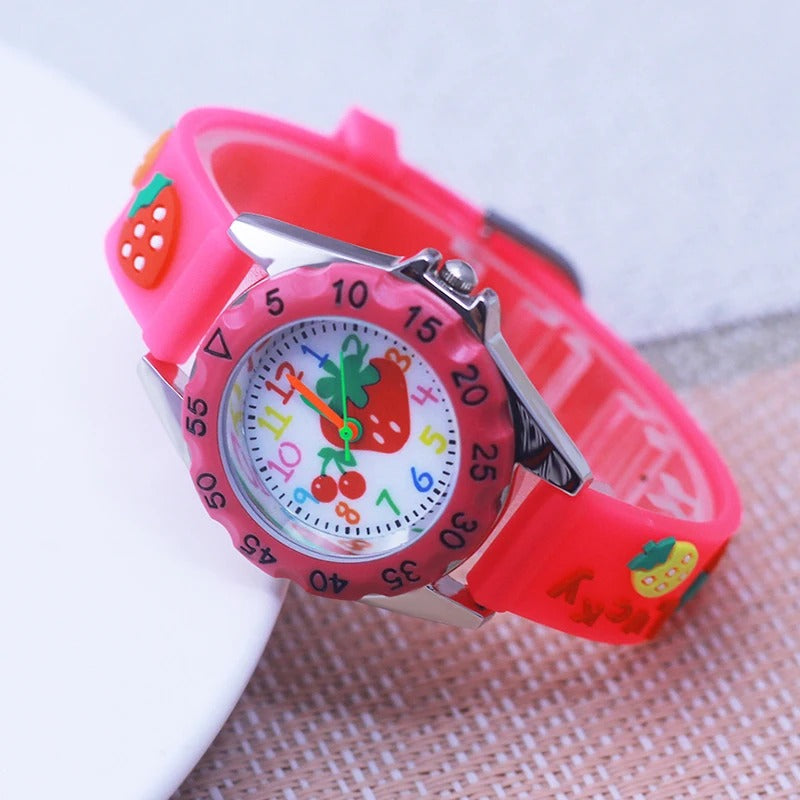 Fun and Colorful Fruit Wonderland Kid's Quartz Watches