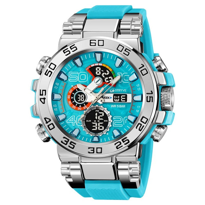 Digital-Analog Cool Luminous Fashion Outdoor Watch for Men