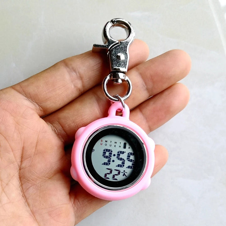 Multifunctional Digital Hanging Carabiner Keychains Pocket Watches
