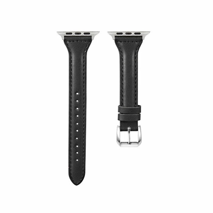 Sleek Leather Wristband for Apple Watch - Slim Design