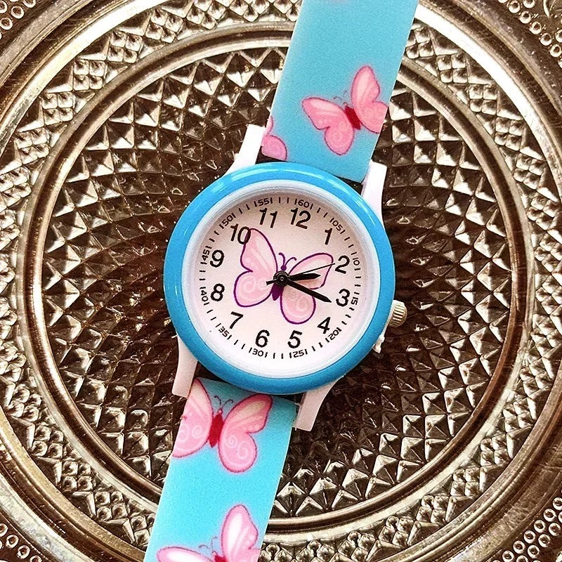 Flutter Into Fun with Butterfly Design Quartz Watches for Kids