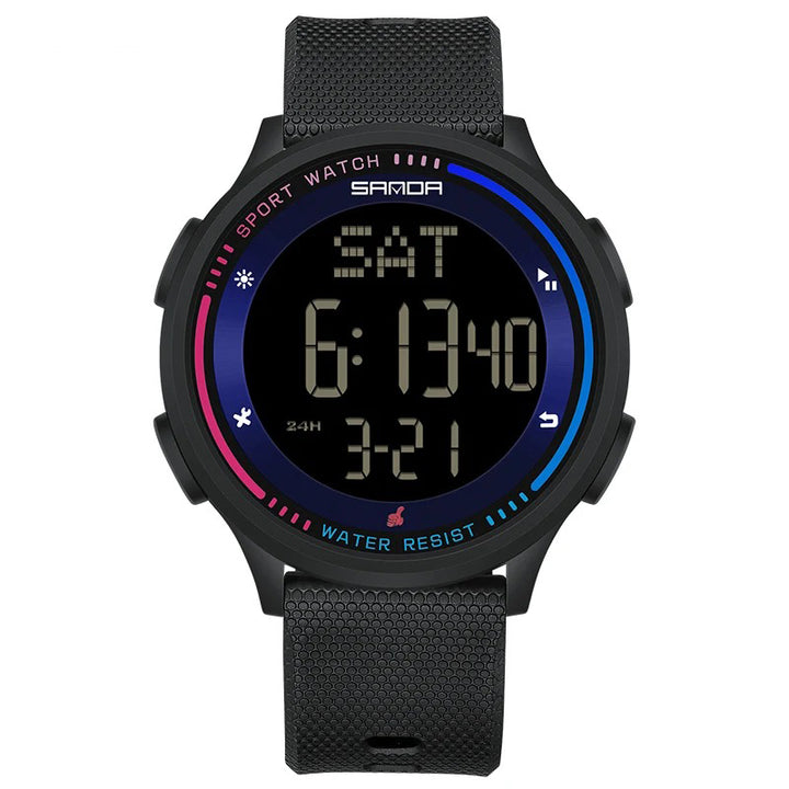 Simple and Stylish Large Luminous Number Digital Watch