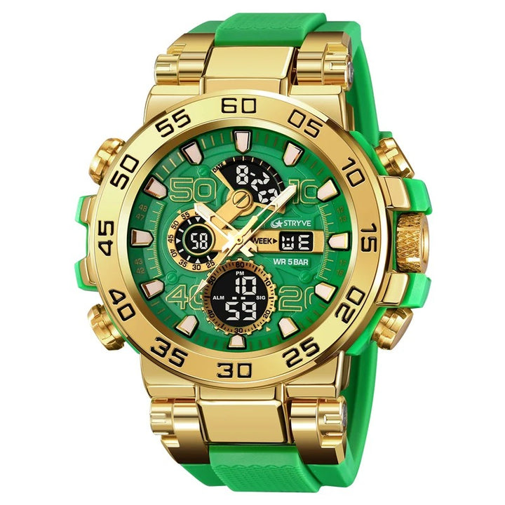 Digital-Analog Cool Luminous Fashion Outdoor Watch for Men