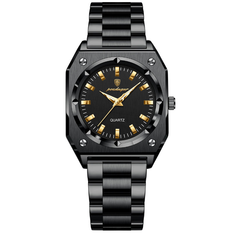 Stainless Steel Women's Luminous Exquisite Dial Quartz Watch