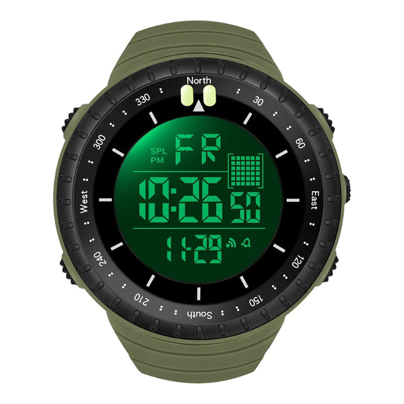 Multi-Function Large Digital Display Sports Watch for Men