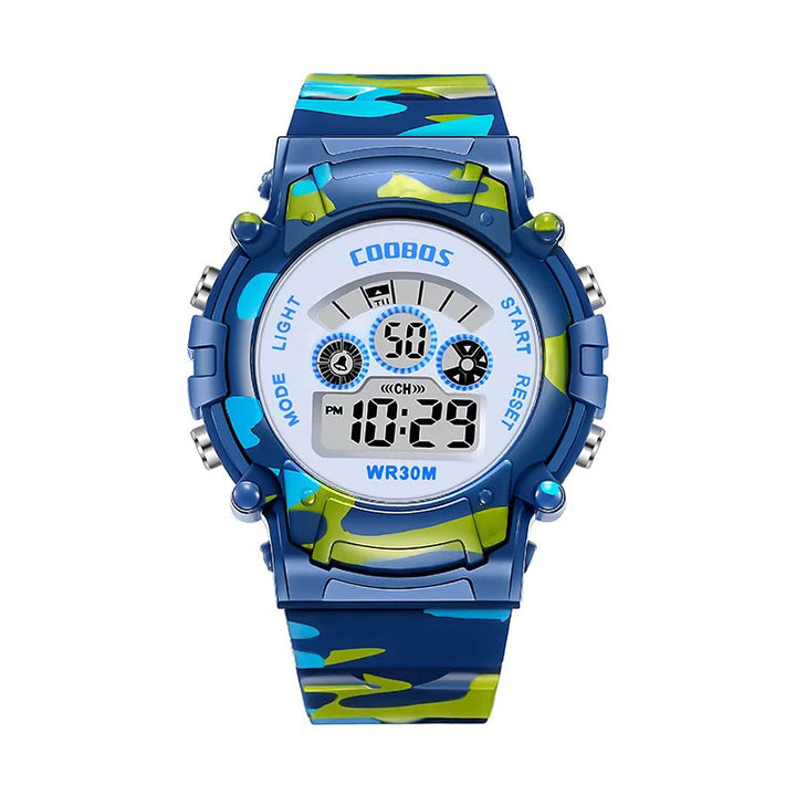 Luminous Children's Camouflage Digital Outdoor Sports Watch