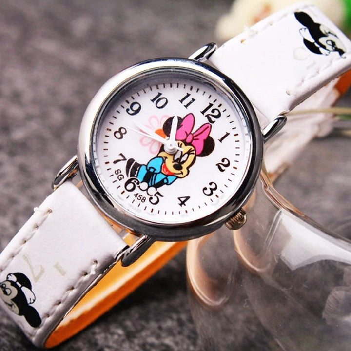 Children's Playful Cartoon Character Analog Quartz Watch