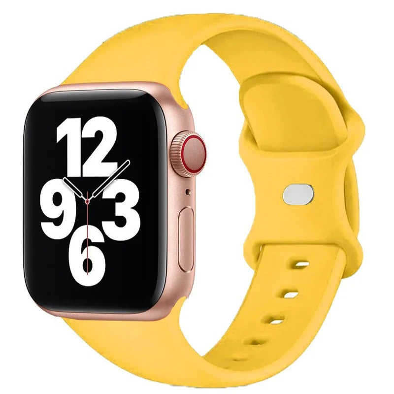Trendy Flexible Silicone Strap for Apple Smartwatch Band
