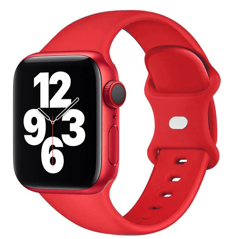 Trendy Flexible Silicone Strap for Apple Smartwatch Band