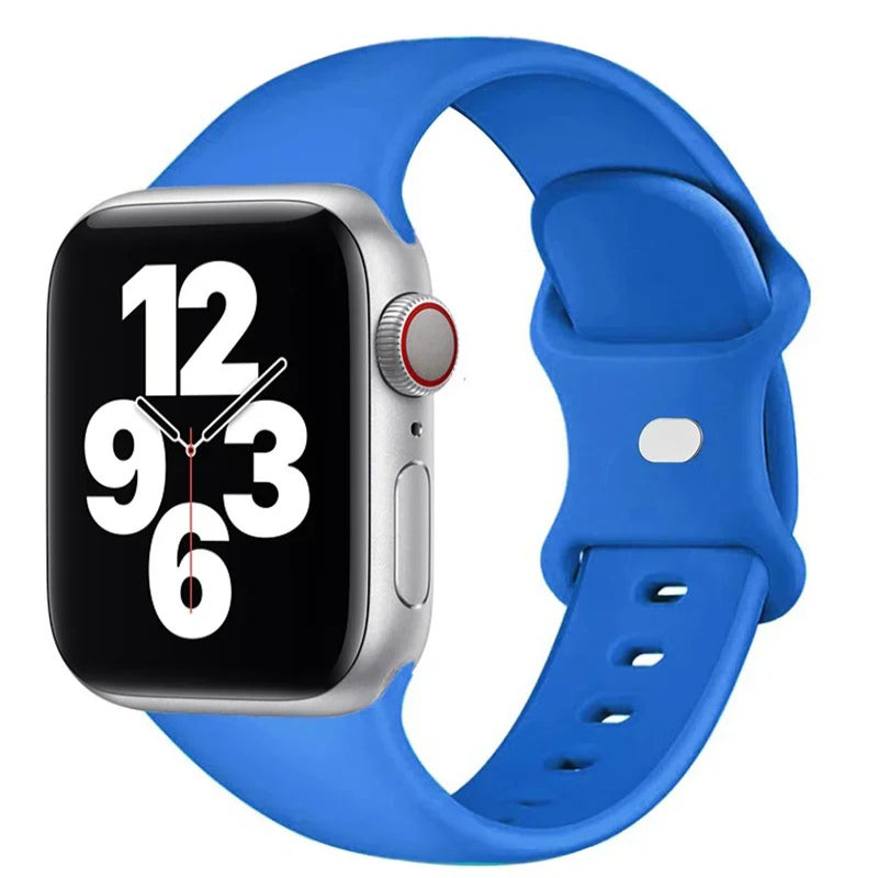 Trendy Flexible Silicone Strap for Apple Smartwatch Band