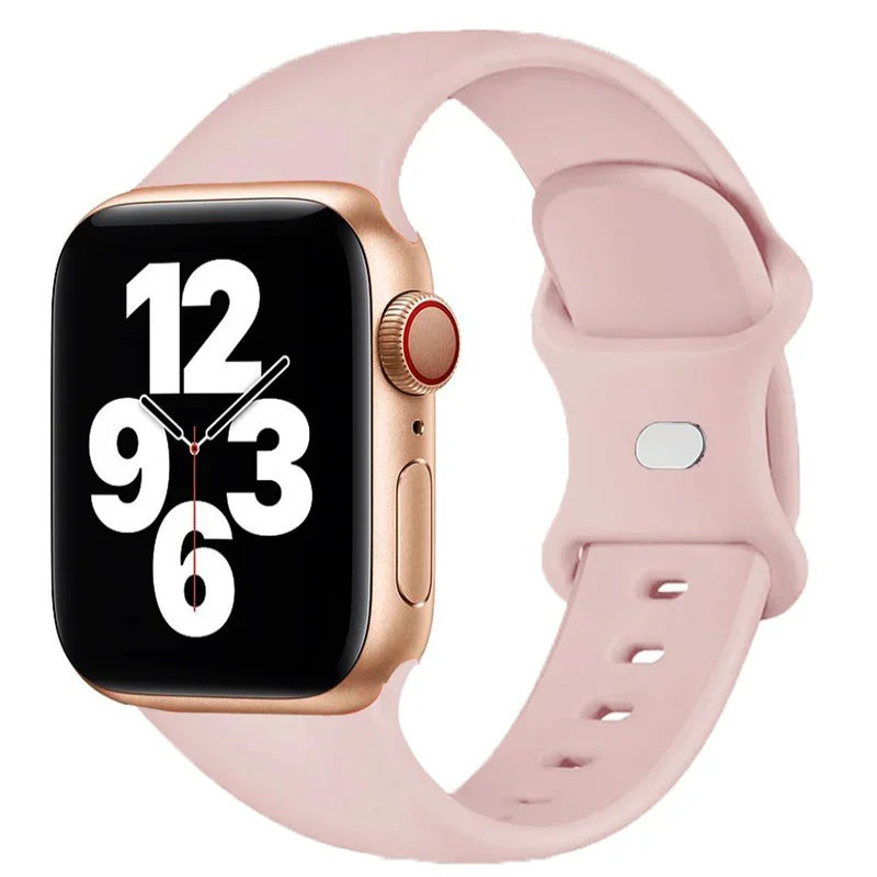 Trendy Flexible Silicone Strap for Apple Smartwatch Band