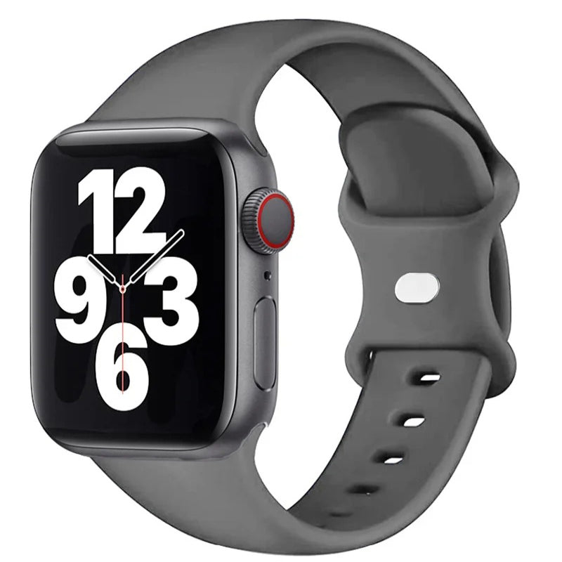 Trendy Flexible Silicone Strap for Apple Smartwatch Band