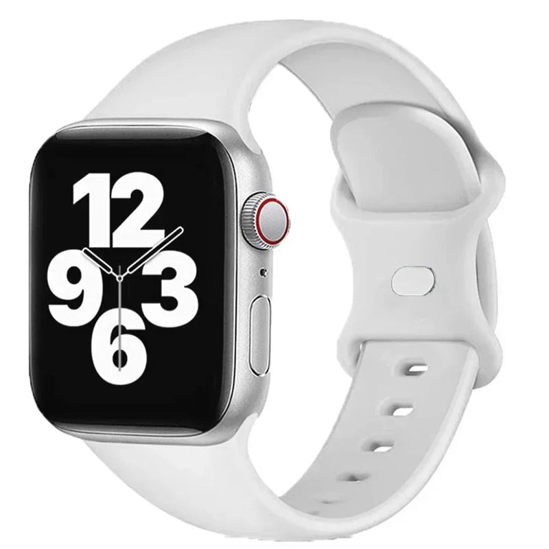 Trendy Flexible Silicone Strap for Apple Smartwatch Band