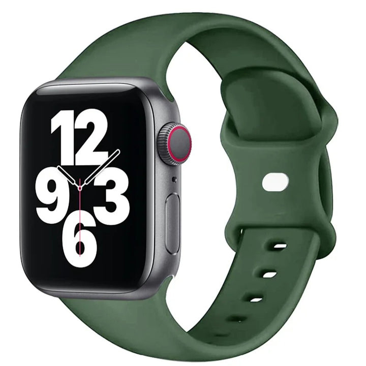 Trendy Flexible Silicone Strap for Apple Smartwatch Band