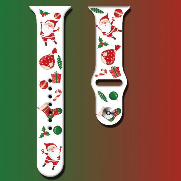 Festive Christmas Special Silicone Strap Watchbands