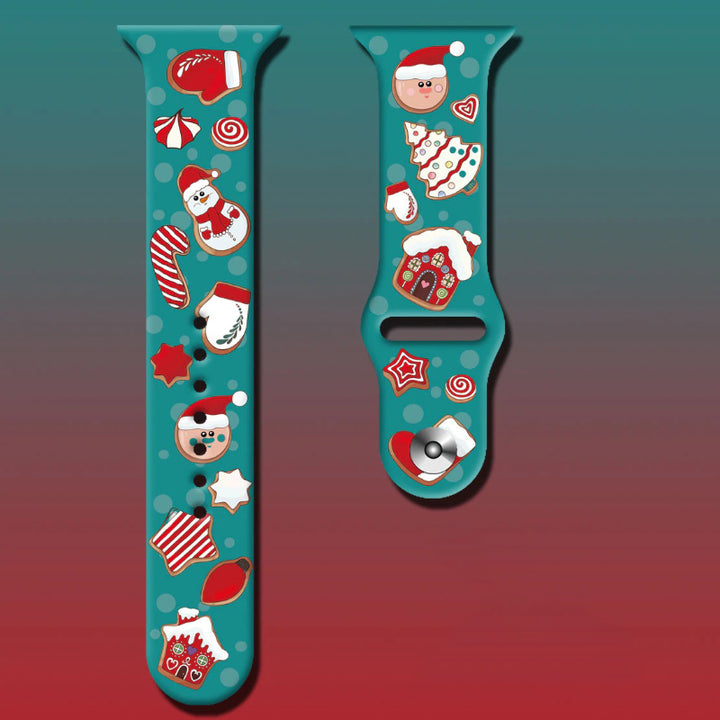 Festive Christmas Special Silicone Strap Watchbands