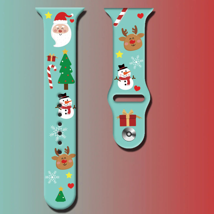 Festive Christmas Special Silicone Strap Watchbands