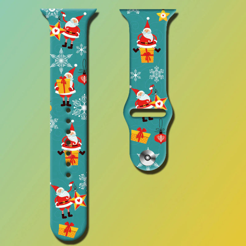 Festive Christmas Special Silicone Strap Watchbands