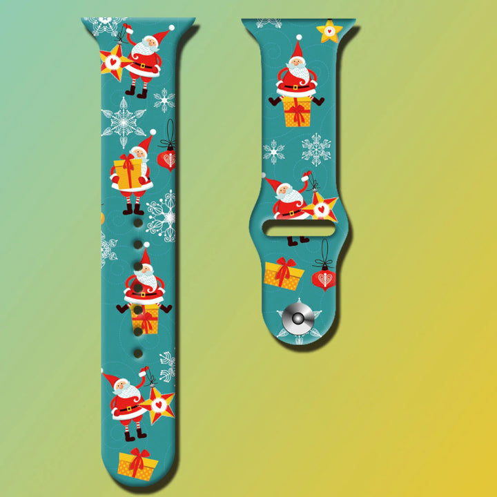 Festive Christmas Special Silicone Strap Watchbands