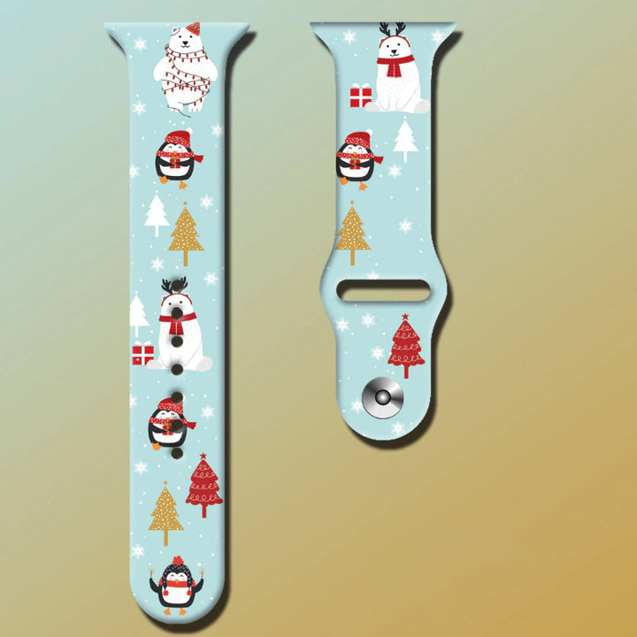Festive Christmas Special Silicone Strap Watchbands