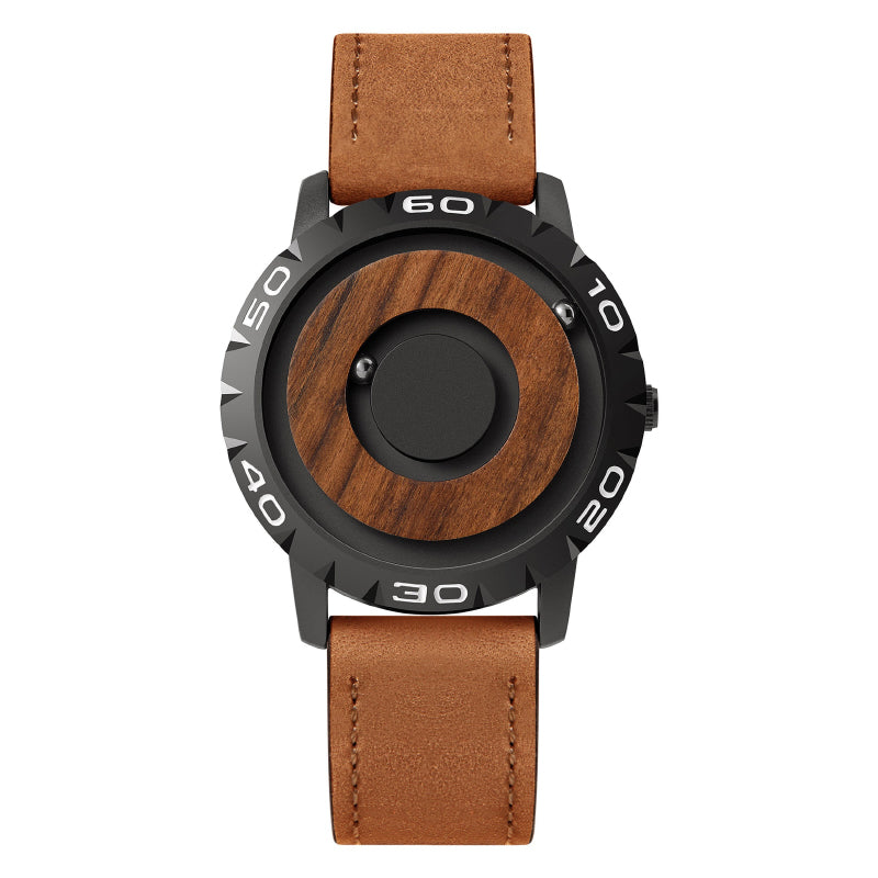 Unique Style Magnetic Ball Pointer Sports Quartz Watches