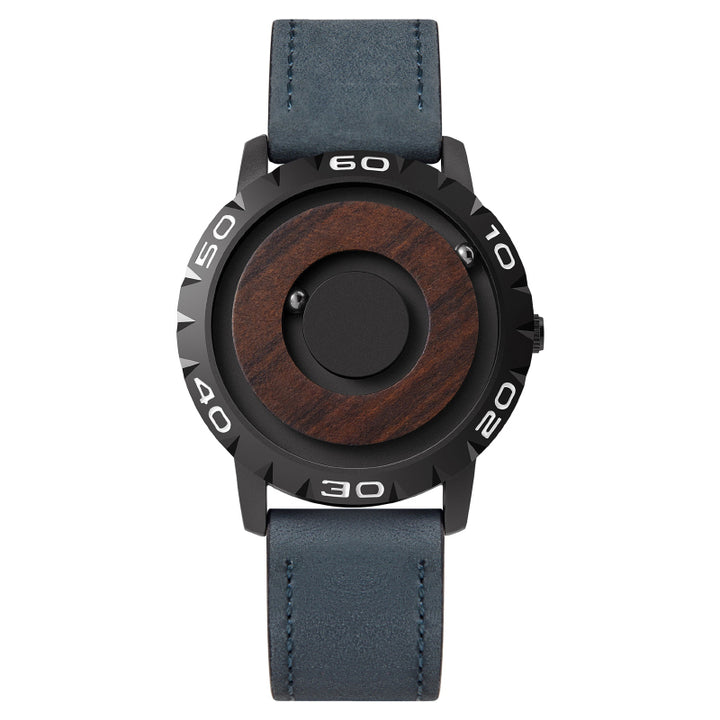 Unique Style Magnetic Ball Pointer Sports Quartz Watches