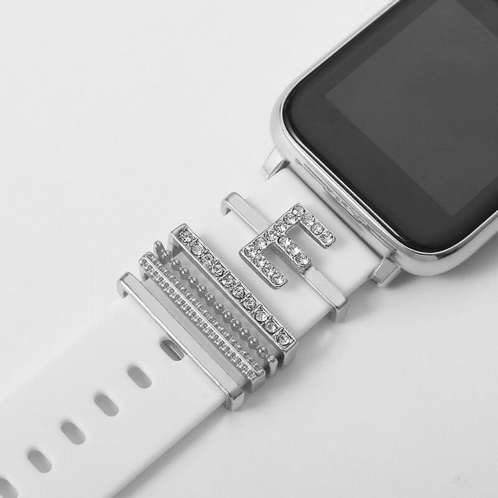 Set of Initial Letter A-Z Personalized Smart Watch Band Charms
