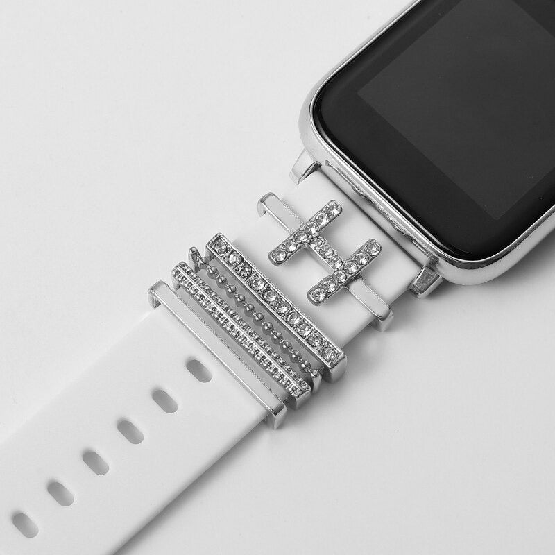 Set of Initial Letter A-Z Personalized Smart Watch Band Charms