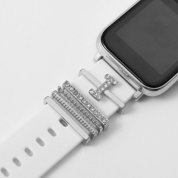 Set of Initial Letter A-Z Personalized Smart Watch Band Charms