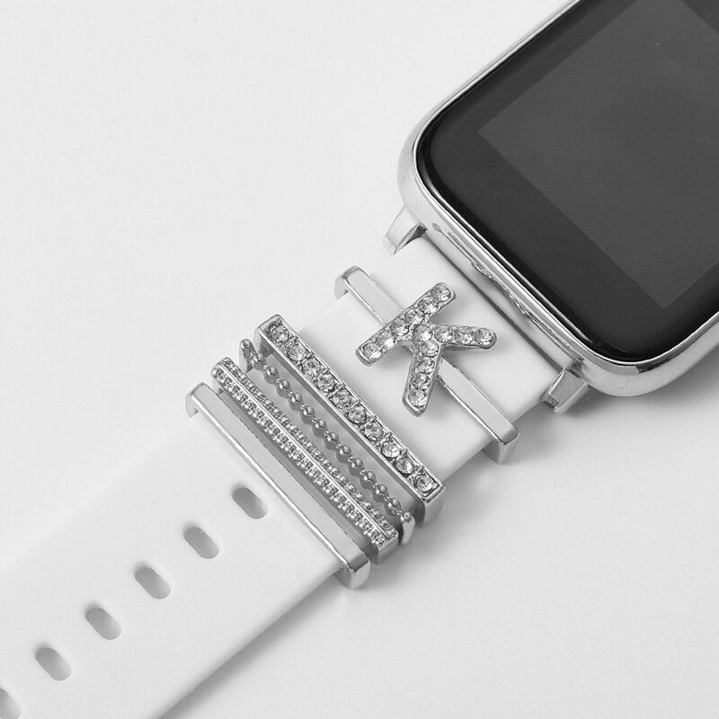 Set of Initial Letter A-Z Personalized Smart Watch Band Charms