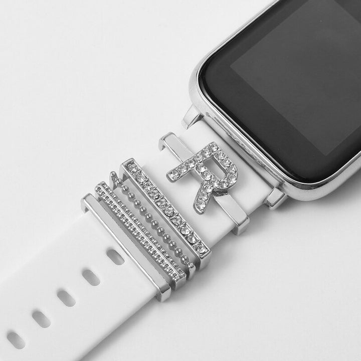 Set of Initial Letter A-Z Personalized Smart Watch Band Charms