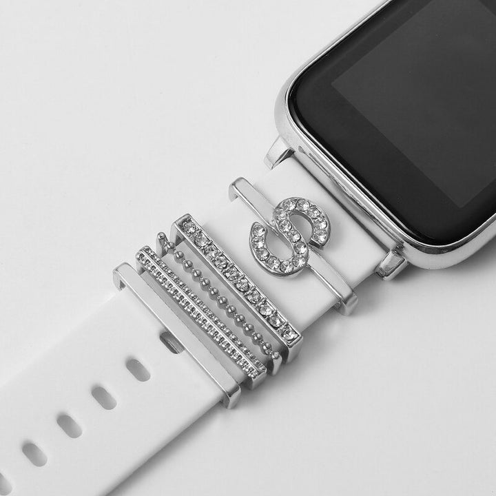 Set of Initial Letter A-Z Personalized Smart Watch Band Charms